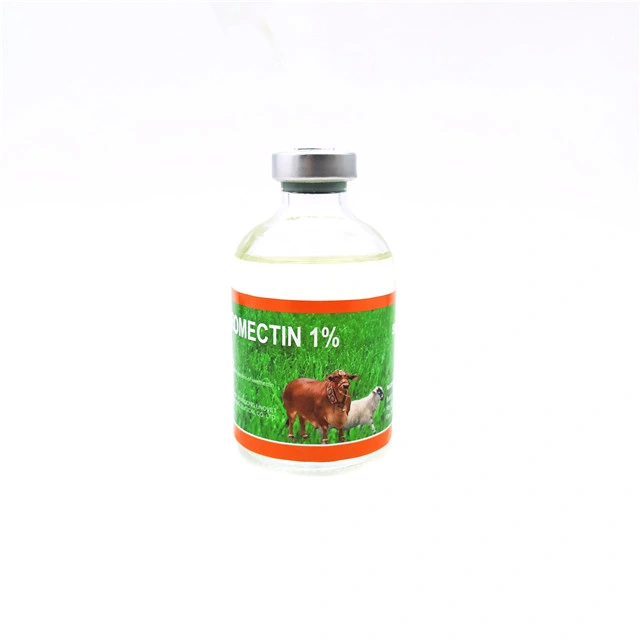 Ivermectin Injection GMP Level Veterinary Pharmaceutical Injection Goats Use Medicine 100ml Good Quality