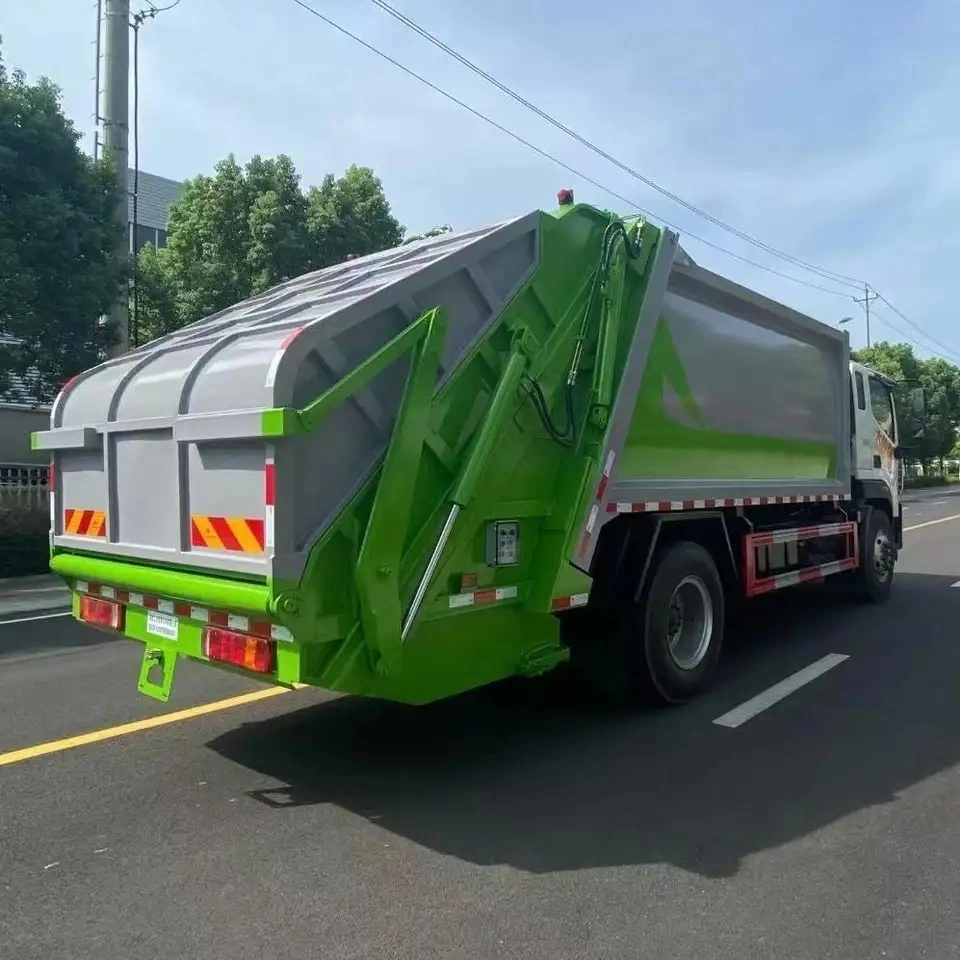 16000litres Compact Garbage Truck Dongfeng Kinland Right Hand Drive Compression Refuse Collector Truck