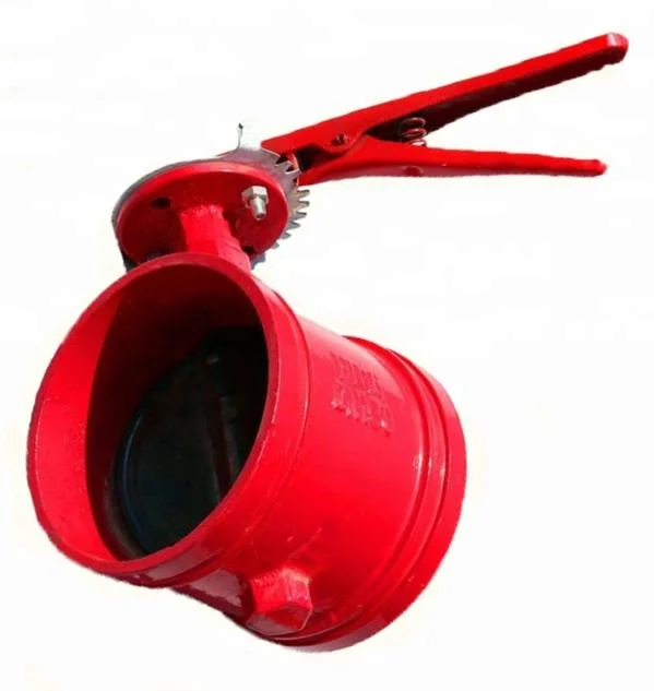 Pn16/Pn20 Ductile Iron Grooved Butterfly Valve