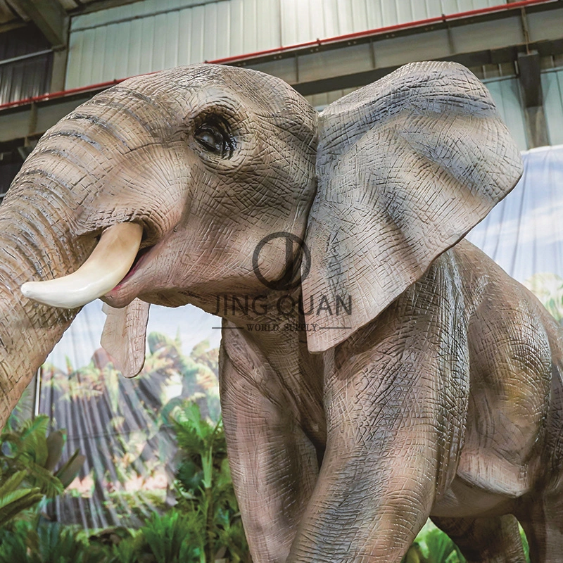 Animatronics African Elephant Modell Outdoor Spielplatz Im Freien Große Simulation Elefant Für die Ausstellung