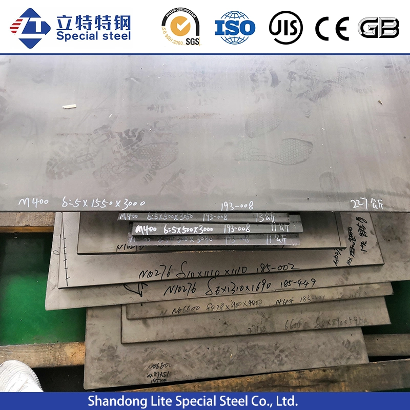 Bonne protection contre la corrosion ASTM B127 Uni N04400 Monel 400 Monel 500 tôle d'acier en alliage de nickel