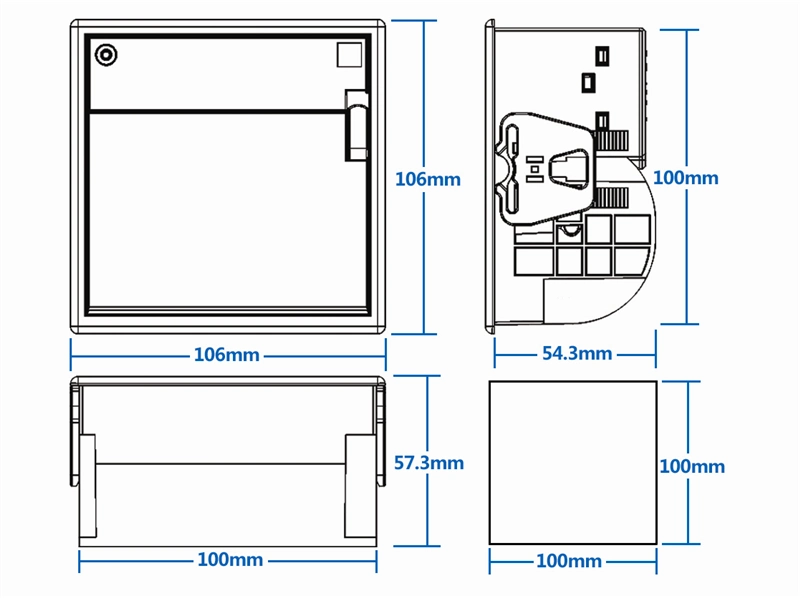 Thermal Printer Wh-AA 58mm Paper Width Seral/Parallel Interface