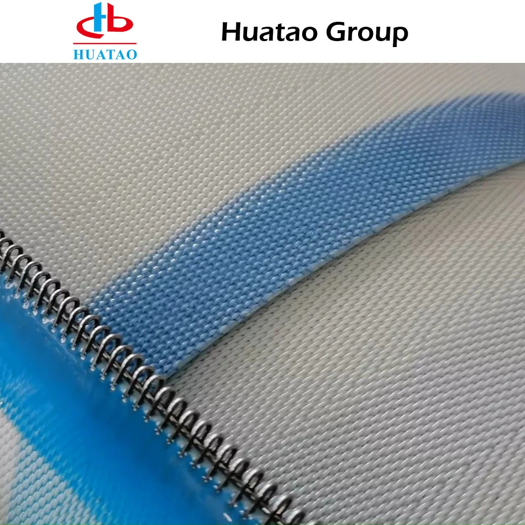 China Polyester Huatao Filter Press Machine White Blue Color Dewatering Mesh Belt