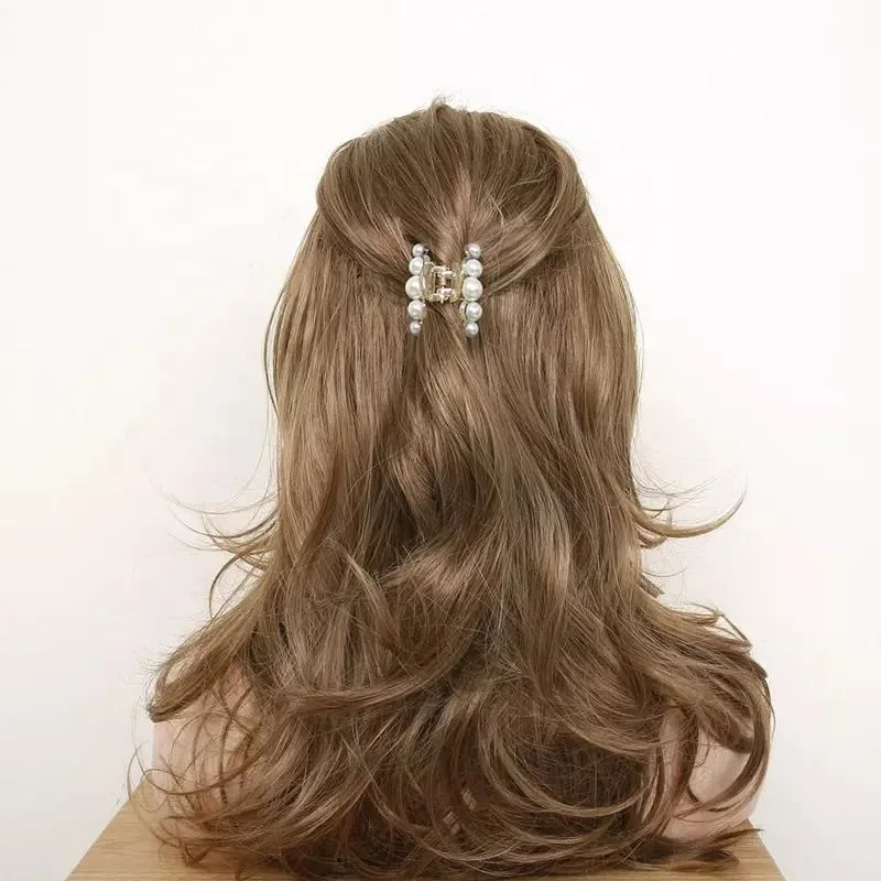 Moda hairpin delicado cabelo pérola garra cabelo Acessórios para Pegas para o cabelo para mulher