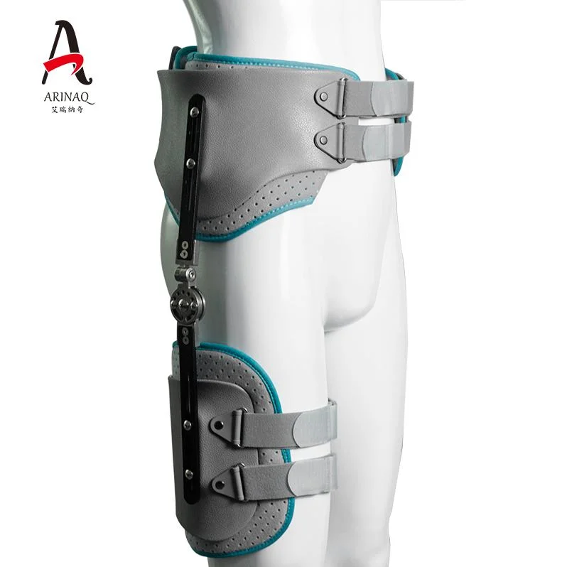 Support orthopédique de jambe Brace de genou articulé soutien de genou produit de renfort de genou