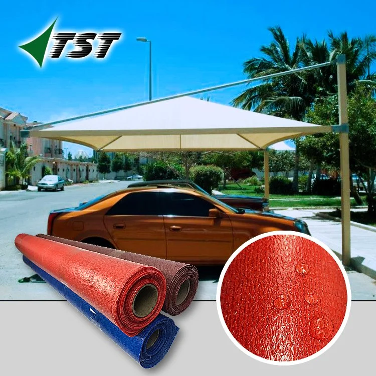 High Quality Beige Color Sun Shade Net with PE Coating/6 Needle 420 GSM HDPE Waterproof Car Packing Shades
