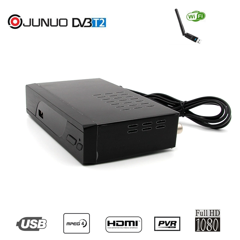 La electrónica de consumo H. 265 MPEG4 HD DVB T2, receptor de TV digital