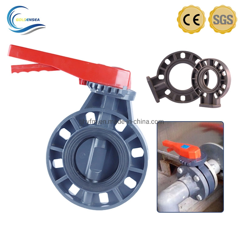 Great Quality API6d Cast Iron U Flange Butterfly Valve with Gearbox for Water Gas Oil and Other Media