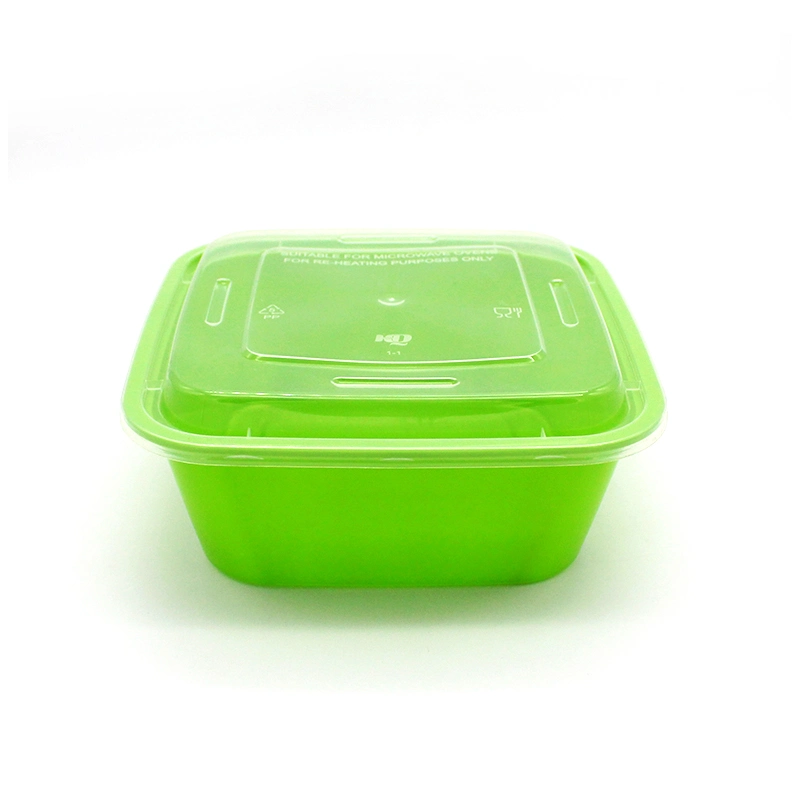 البلاستيك المنتجات PP وعاء طعام قابل للاستخدام علبة طعام صندوق التغليف تخزين