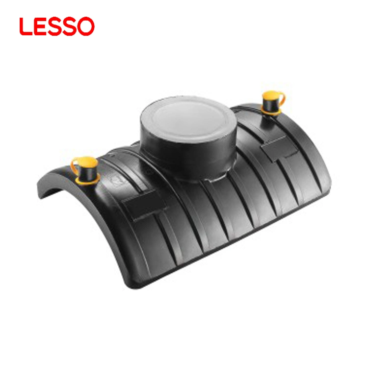 China Lesso PE100 Electro Fittings Factory for HDPE Water Supply Pipe E/F 90&deg; Equal Tee