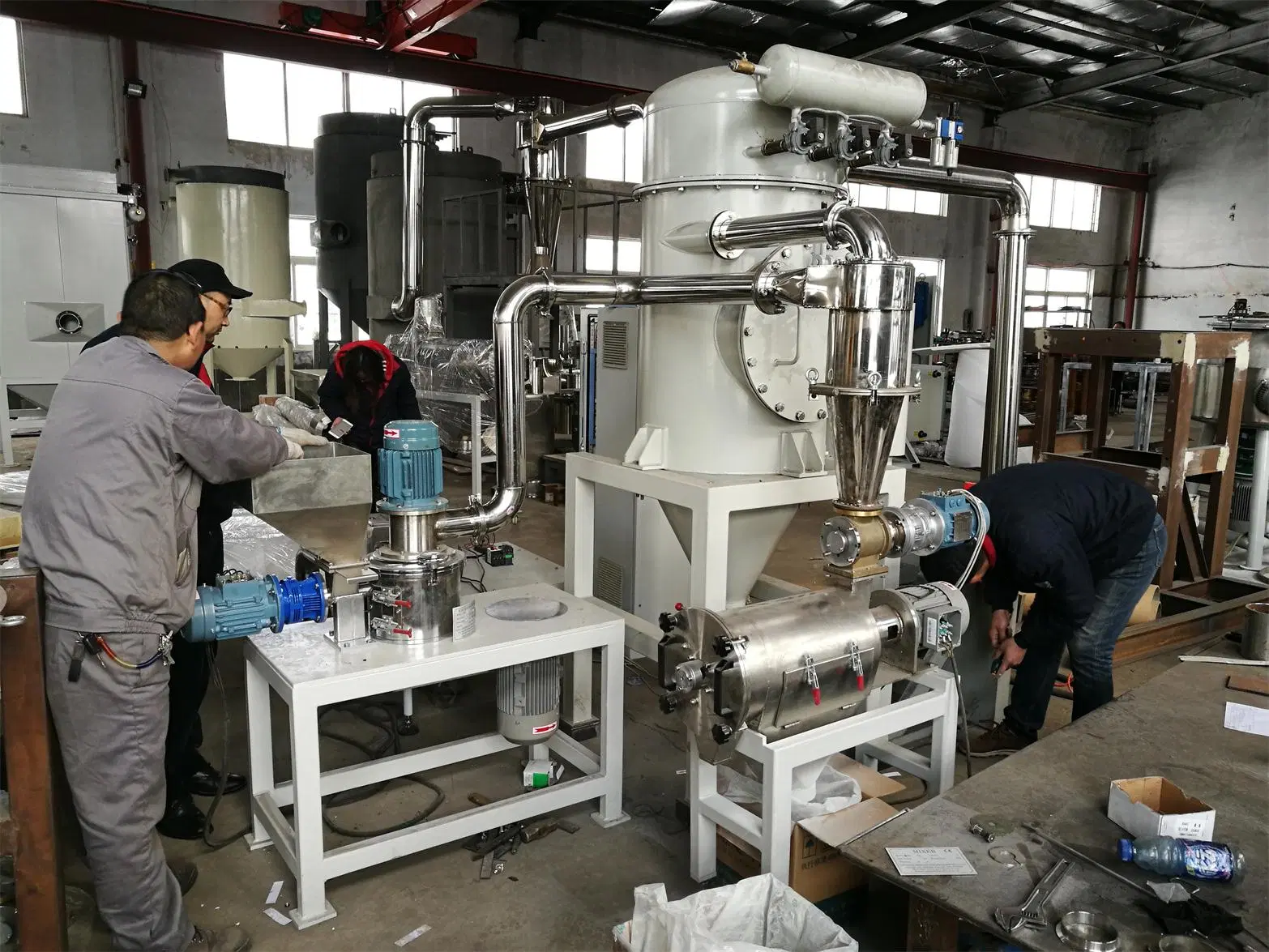 Adjustable Particle Size Distribution Powder Coating Grinding System