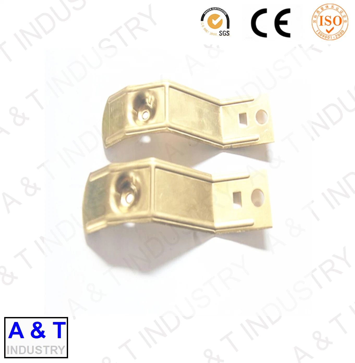 Customized Precision Copper Brass Sheet Metal Stamping Electrical Battery Contacts