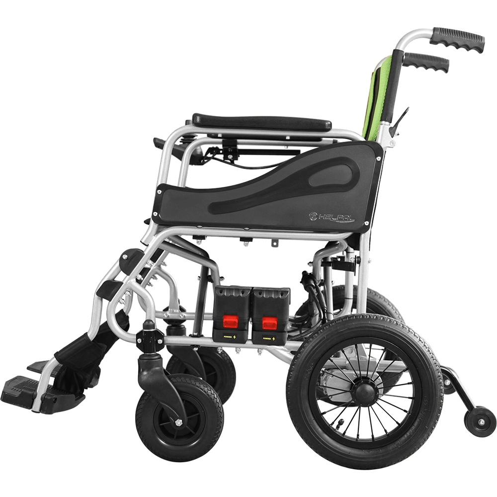 New Foldable Electric Wheelchair Aluminum Lightweight Power Wheel Chair with Lithium Battery