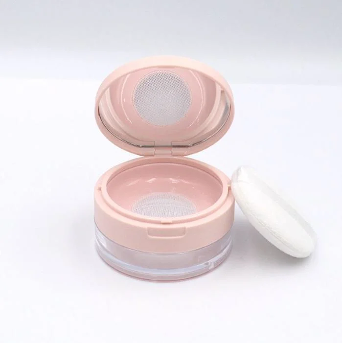 Vider les produits cosmétiques à l'emballage compact unique de la poudre de maquillage de cas Cas avec miroir