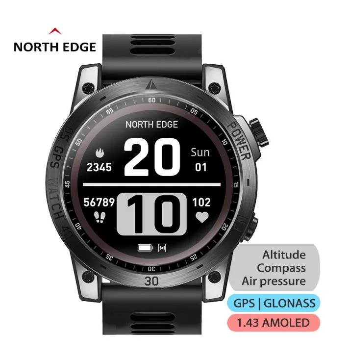 Großhandel/Lieferant Northedge Smart Watch Cross Fit 3 Running Sport GPS Sehen Sie Sich Das Bluetooth-Telefon An, Das Smartphon Anruft