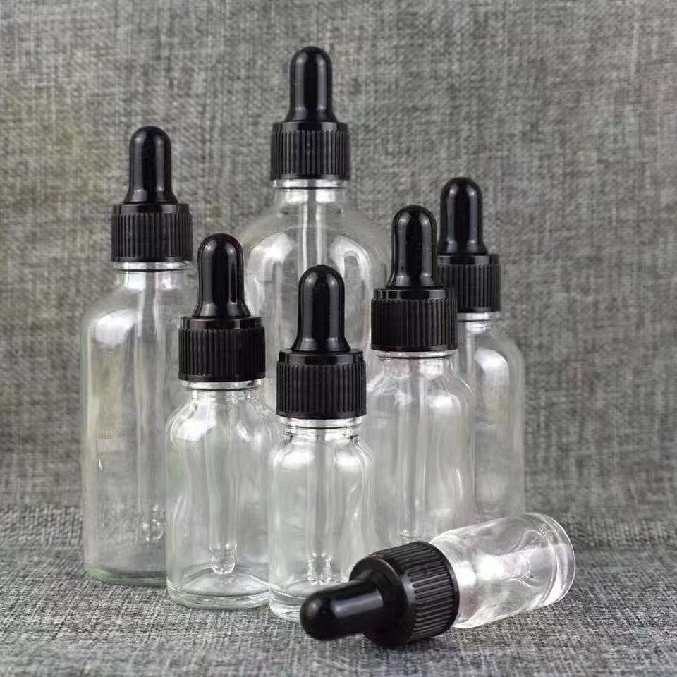 Top Quality Aromatherapy Cover Plastic Tip Glass Aluminum Dropper