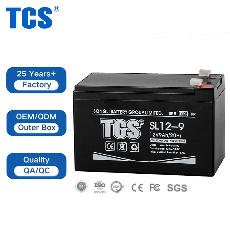 Tcs SL12-9 12V 9ah VRLA Lead Acid Battery for Electronic Scales