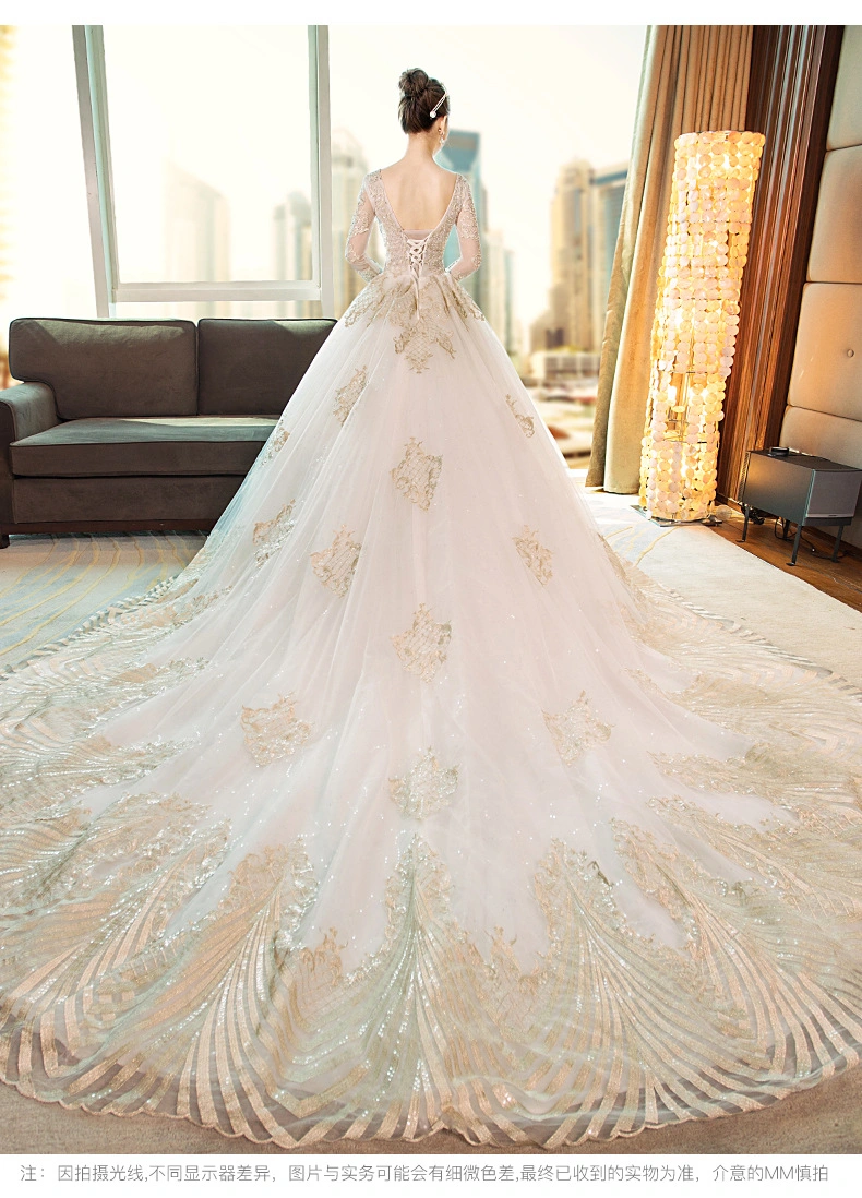 Robe de mariée en dentelle sans bretelles Western 2022 Robe de mariée Robes de mariée Trailing Vestido De Noiva