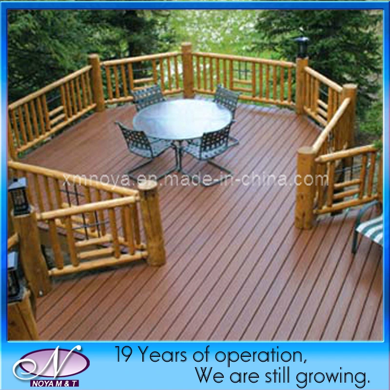 Madeira composto de plástico WPC jardim/Outdoor empurrador em deck / Flooring (NYN150*25)