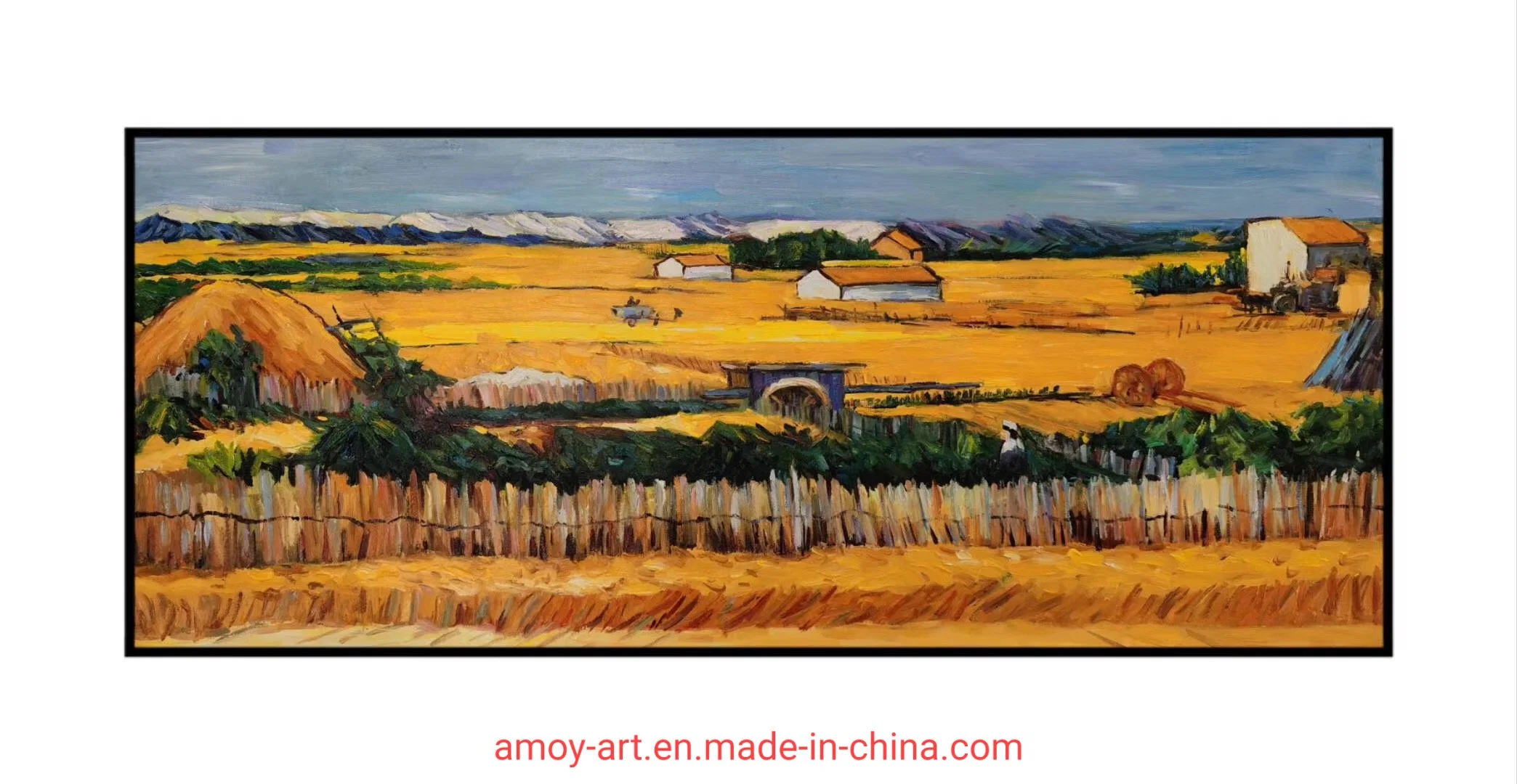 100% Handmade Reproduction The Harvest Wall Art Oil Painting