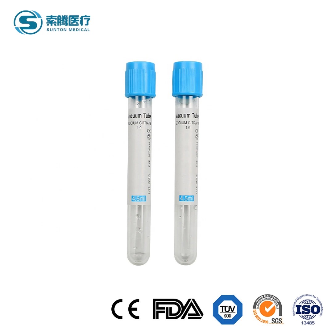 Sunton Quality Sterile Vacuum Blood Collection Tube China Surgical Vacuum Blood Collection Tube Manufacturers Cheap Price Medical Vacuum Collection Blood Tube