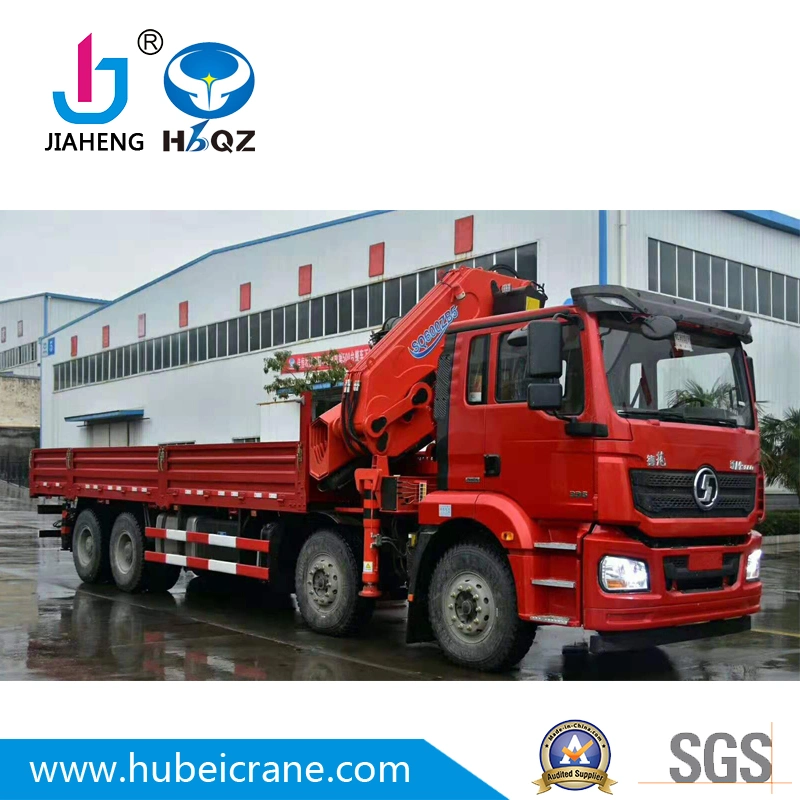 HBQZ 30 Ton Construção caminhão grua montada lança articulada gruas para venda