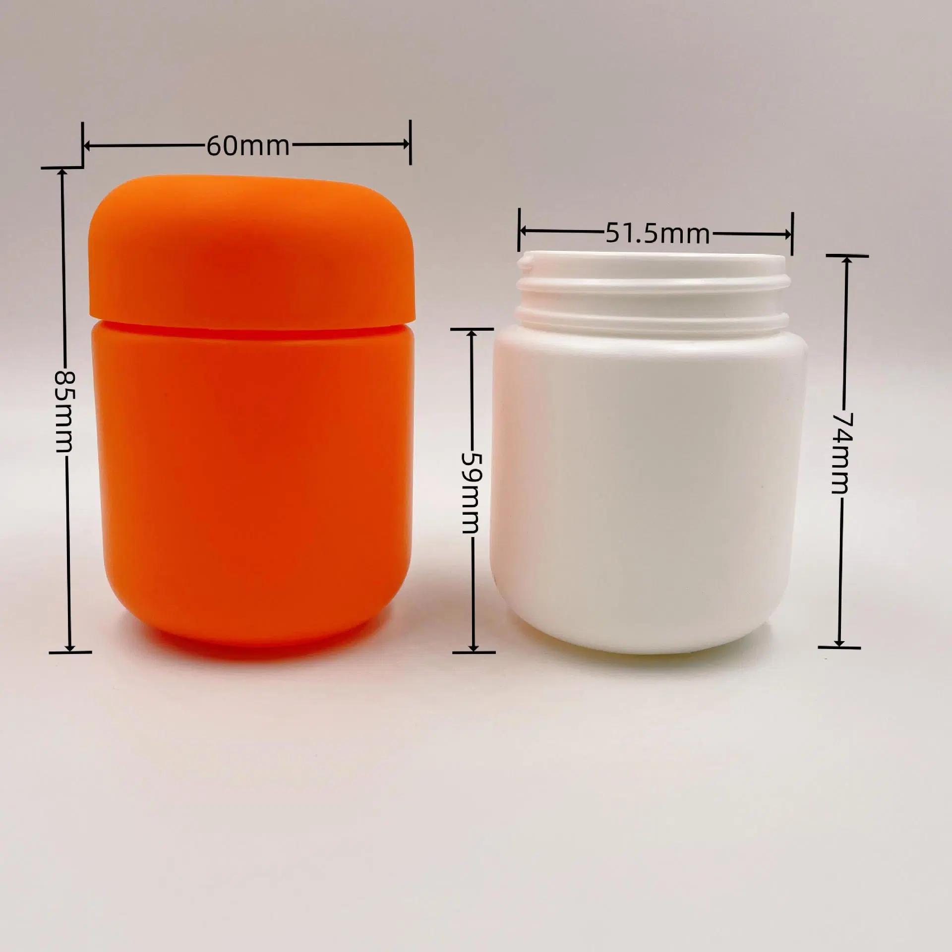 Hot Selling 3oz 90ml 5oz 150ml Red White Child Resistant Plastic Jar for Medicine Waterproof Airtight Smell Proof