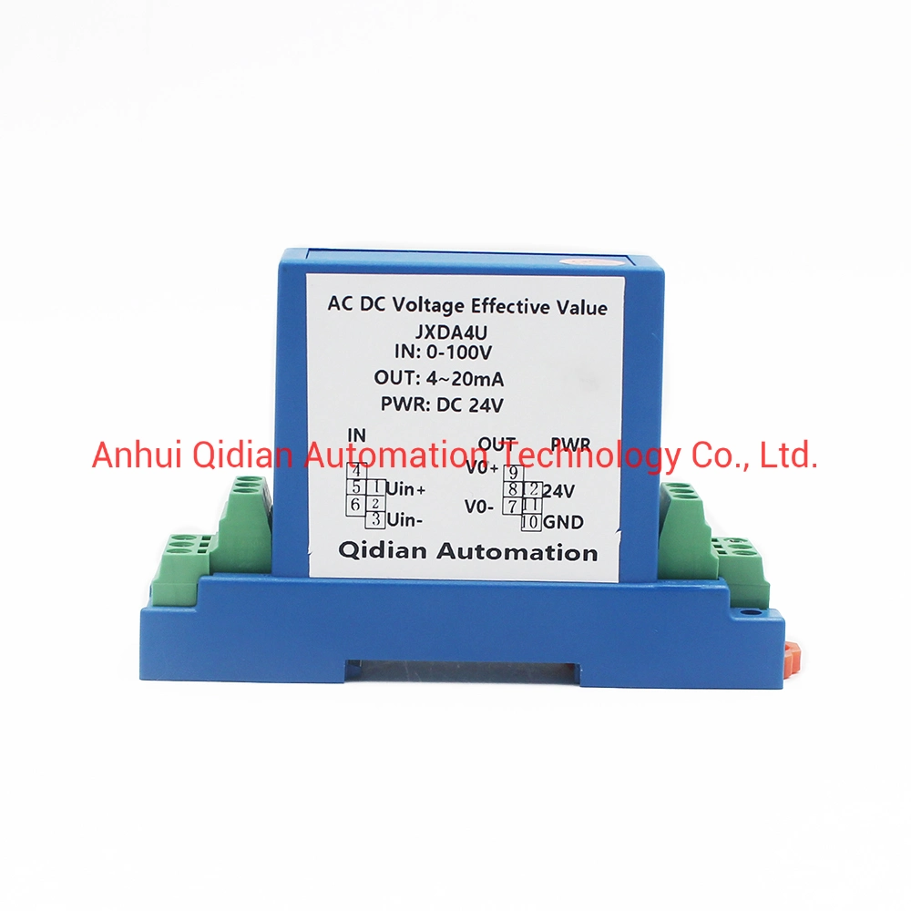 Factory AC/DC Voltage 0-10V 0-10mA 4-20mA Output DC24V Power Supply 0-2000V 0-500V 0-465V 0-380V 0-220V Input for Sale