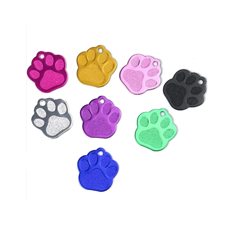 Etiquetas personalizadas para perros y gatos, personalizadas grabadas, fáciles de leer