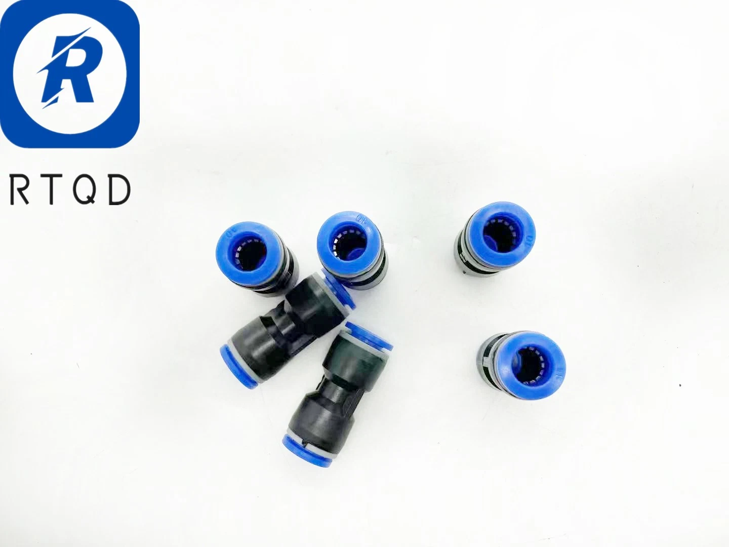 Pneumatic Component Blank Body Blue Plastic Cap Air Hose Connector Pipe Push-in Plastic Pneumatic Tube Fittings PU P Series Fittings