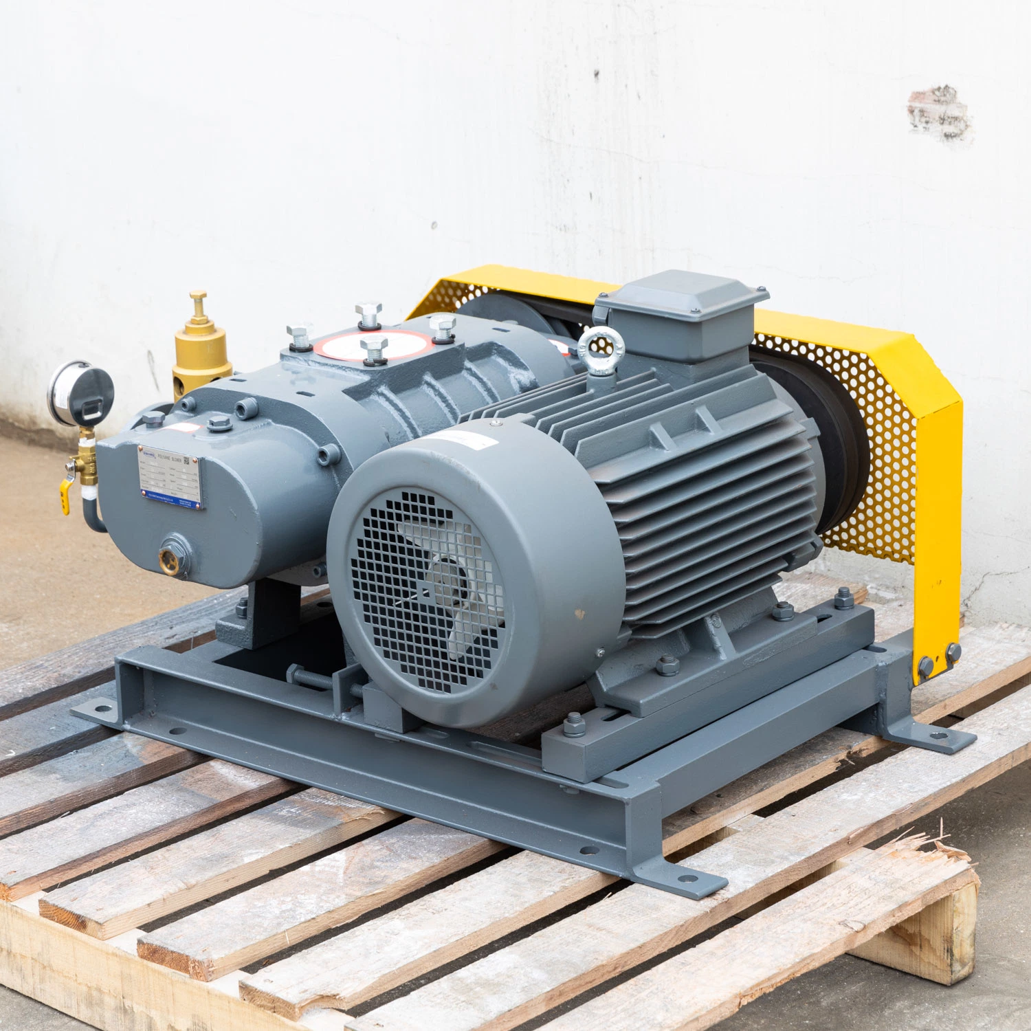 Sewage Treatment Compressor Industrial Air Blowers Three Roots Blower Roots Vacuum Pumps Roots Blower