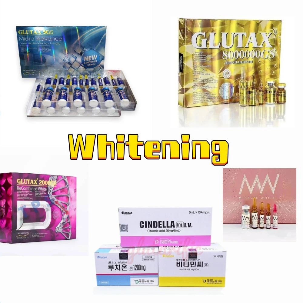 Korea Shipping Whitening Injection Glutax 2000000gx Dualna Premium Recombined Cell Glutathione Skin Whitening Injection Cindella Luthione Vitamin C