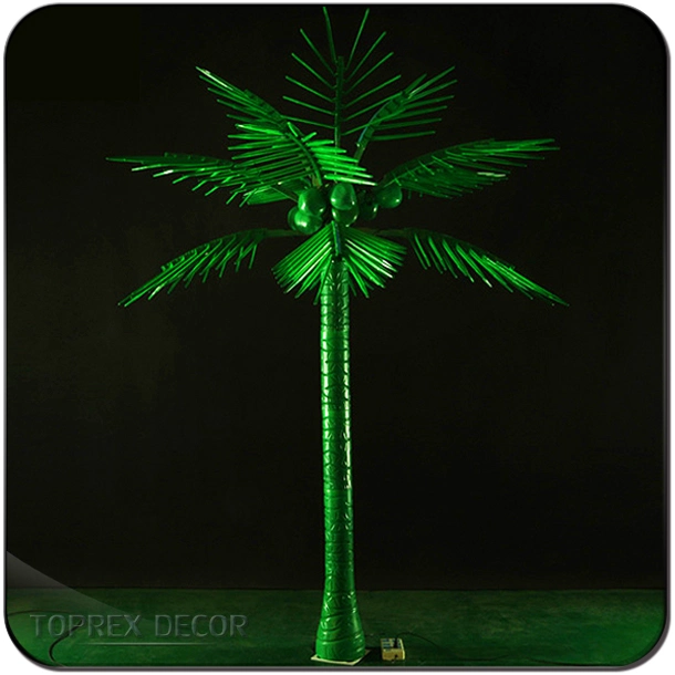 IP65 Customizable Outside LED Christmas Lights Garden Decorations Artificial Coconut Tree