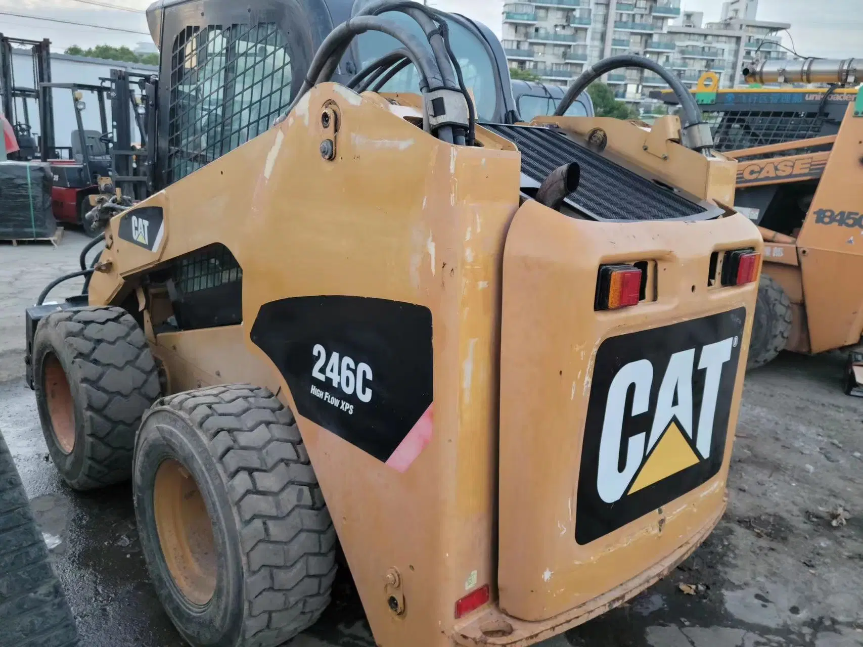 Utilisé caterpillar 246c Mini chargeur chargeur Skid Steer