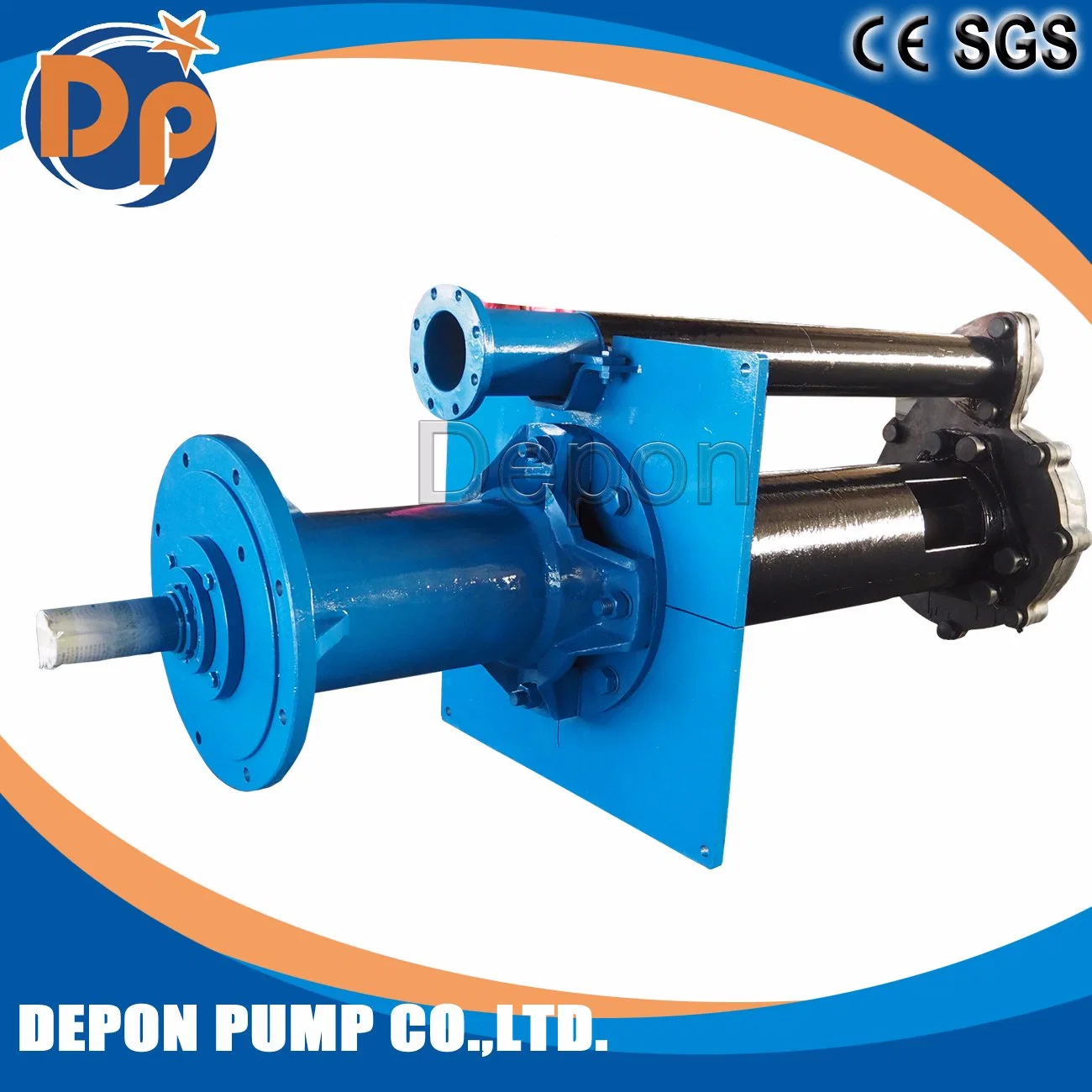 Long Shaft Electric Motor Open Well Water Tank Centrifugal Vertical Slurry Pump