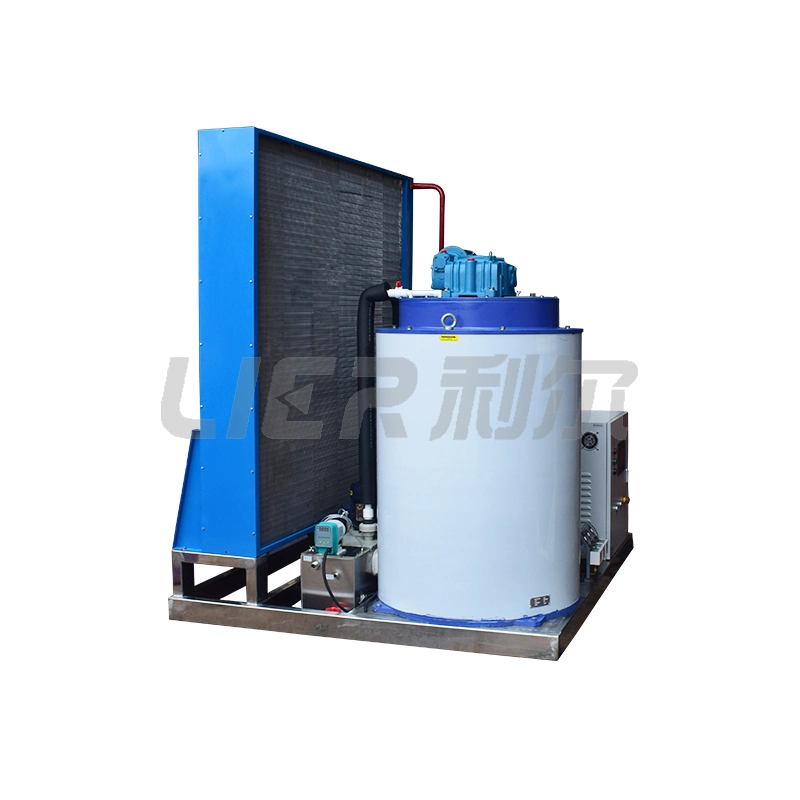 Seawater 2t/Day Flake Ice Machine Used in Fast Cooling of Sea Products