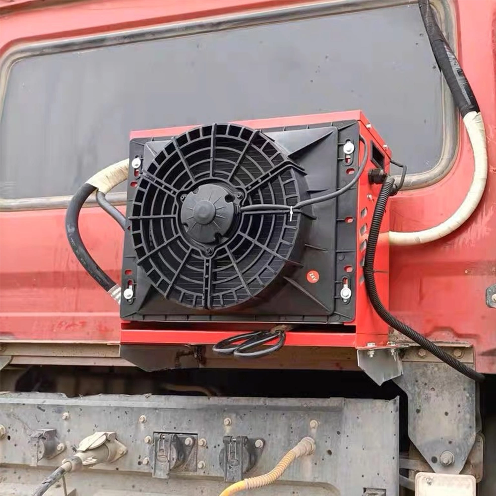 Outro sistema de refrigeração do ar condicionado Mini Estacionamento dividido camião no último piso Ar condicionado elétrico para veículos de caravanas