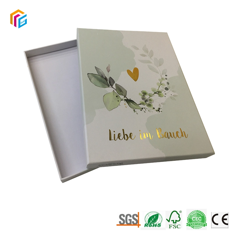 China Office Fornecedor Imprimir folha de ouro de ilustrações Personalizadas Carimbo Estojo para notebook planejador do diário do logotipo da tampa rígida Bound Oficial de endereços com Caixa de oferta