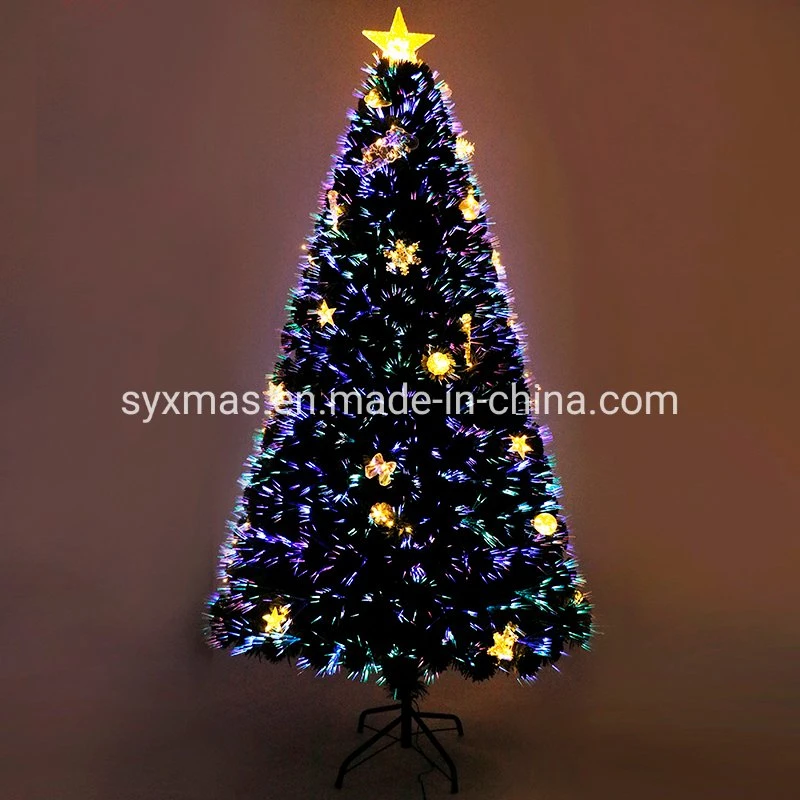 210cm Fiber Optic Christmas Tree New Year Gifts&#160; Artificial Xmas Tree Wall Hanging Ornaments Christmas Decoration for Home