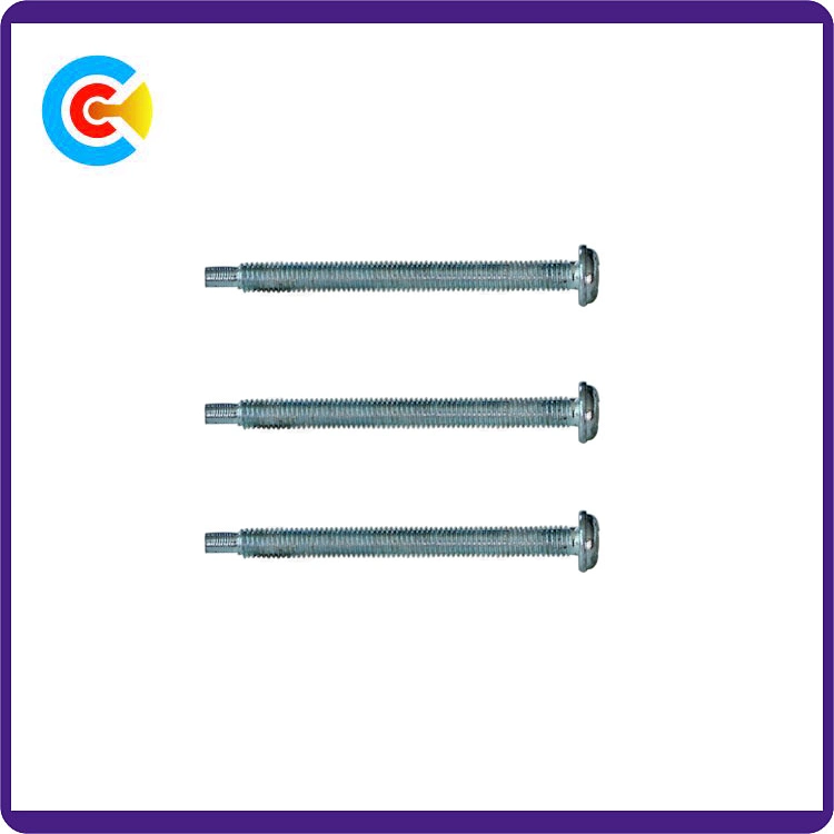 DIN/ANSI/BS/JIS Carbon-Steel/Stainless-Steel Hand Twist Double Bundle Rod Custom Cross Plate Head Screw