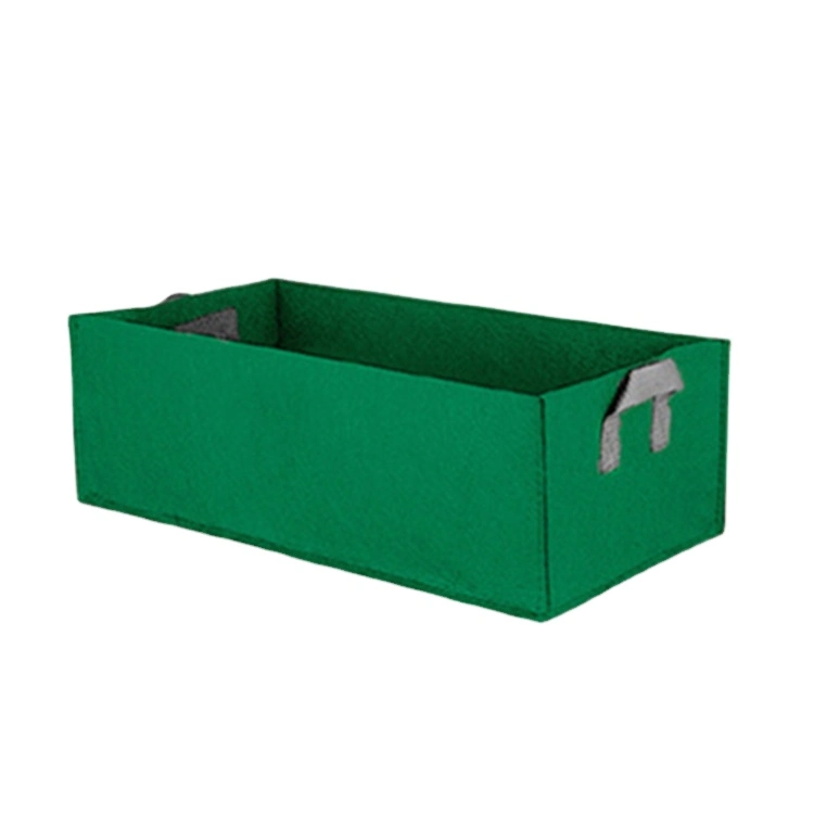 Fabric Raised Garden Bed Thickened 10 Gallon Square Garden Flower Grow Bag Vegetable Planting Bag Planter Pot with Handles