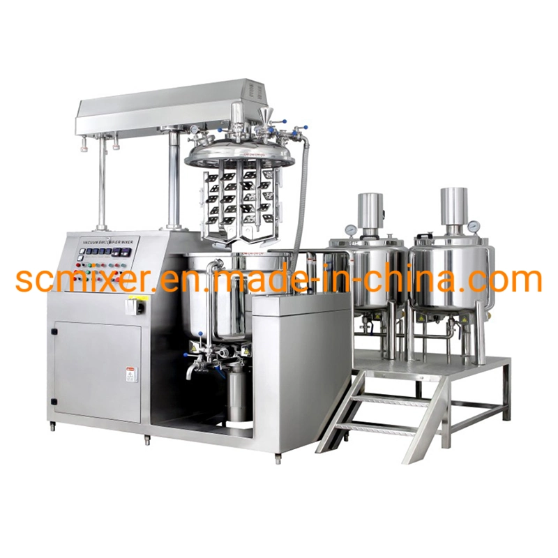 Hand Sanitizeral with 75% Alcohol Gel Vacuum Mixer Mixing Machine in Atex