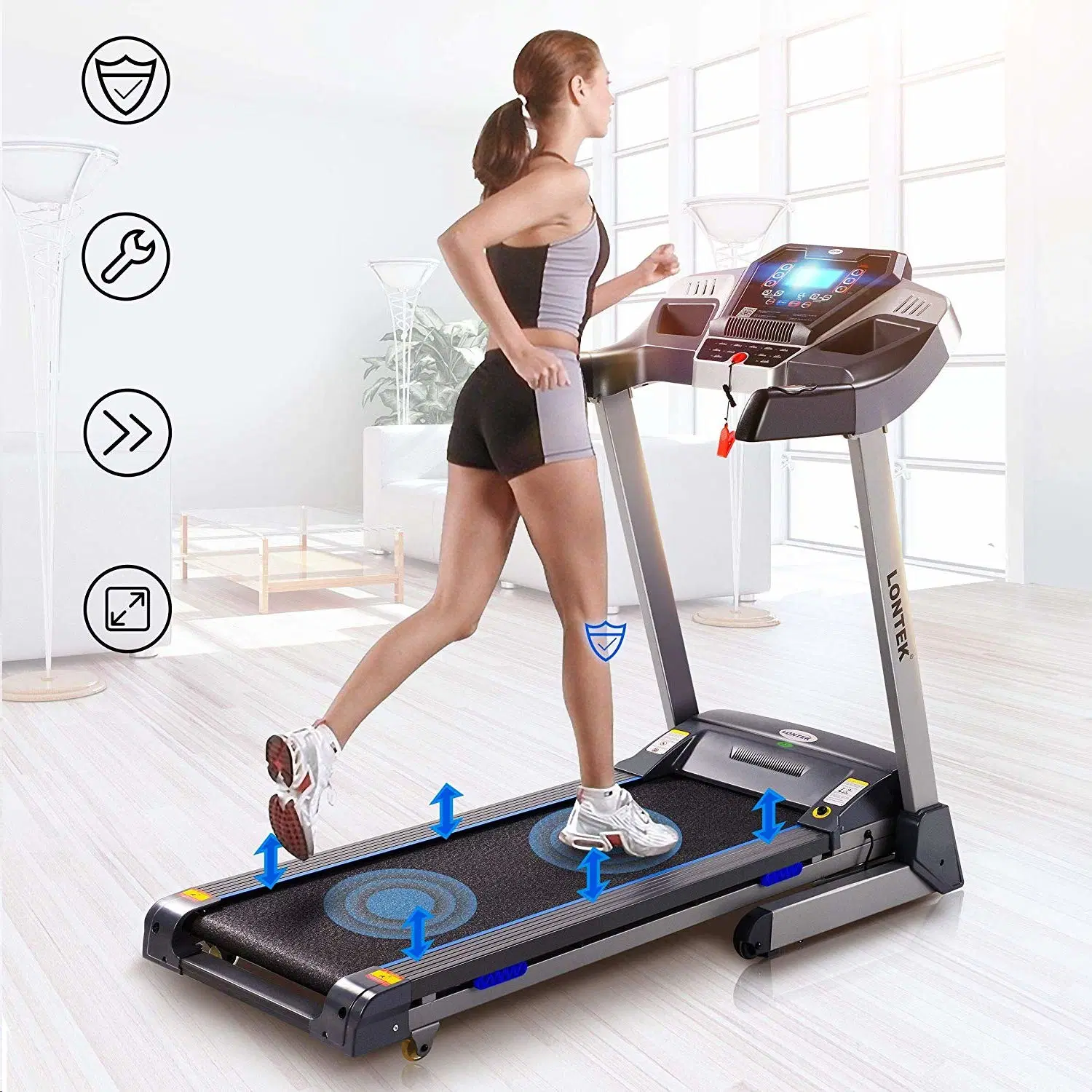 New Fitnes, Small Home Cheap Treadmill (T500)