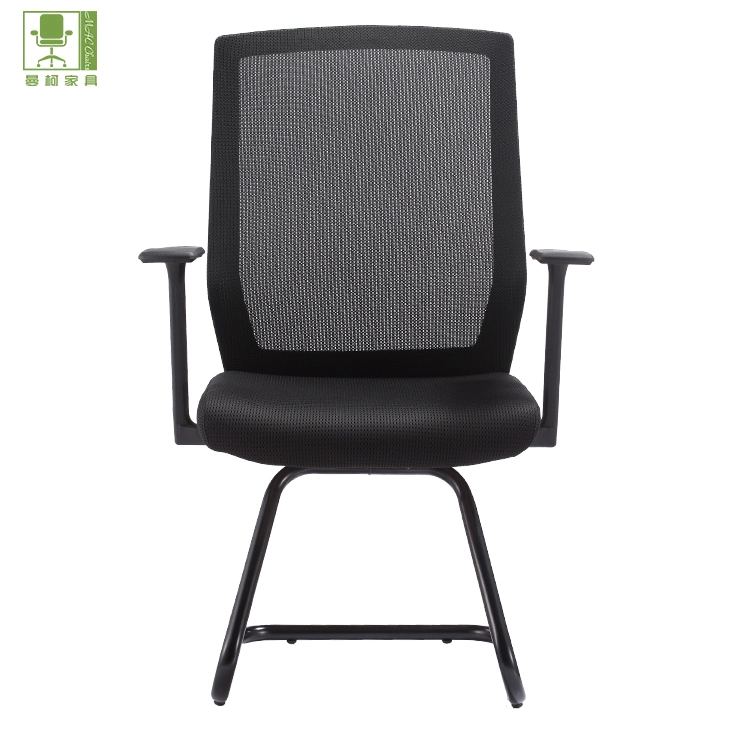 Mesh Waiting Room Chairs Visitor Office Chair Without Wheels