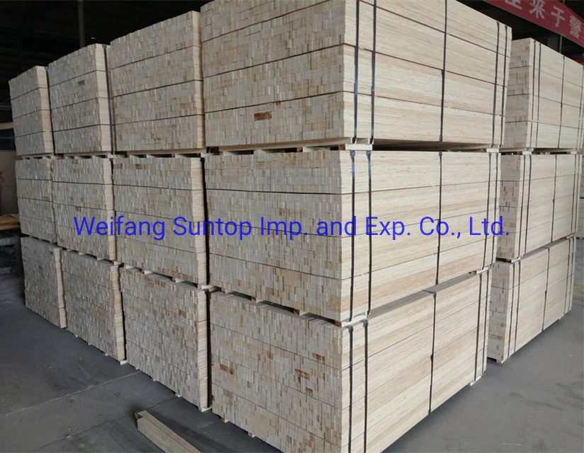 Melamine WBP Phenolic Glue Radiata Pine LVL for Furniture Construction Pallet Usage