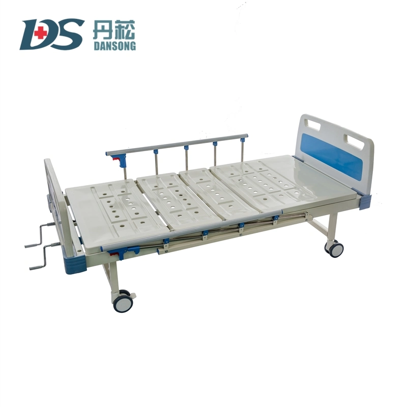 High quality/High cost performance  Adjustable 2 Functions ABS Headboard Manual Medical Hospital Bed