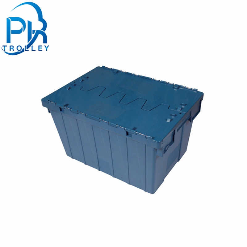 Moving Turnover Gross Plastic Storage Crate Box with Lid