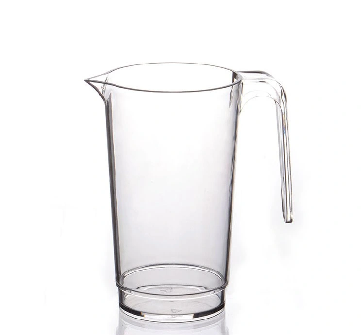 670ml 22.4oz BPA Free Food Grade Plastic Clear Beer Pitcher Plastic Beer Jug for Bar Water Household