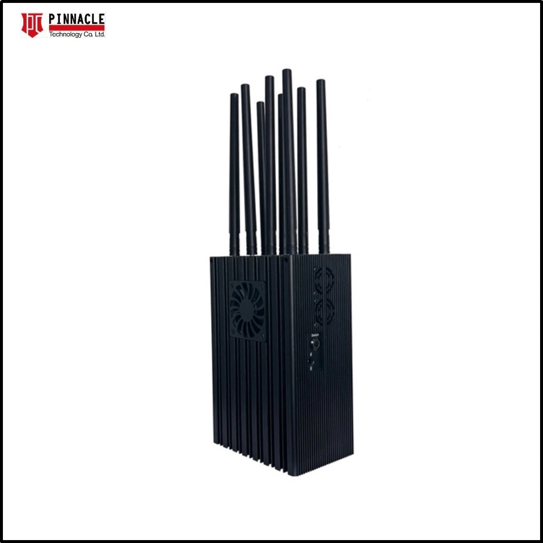 8 Antennas Handheld Signal Jammer for Anti-Uav Counter Drone with 60W Power