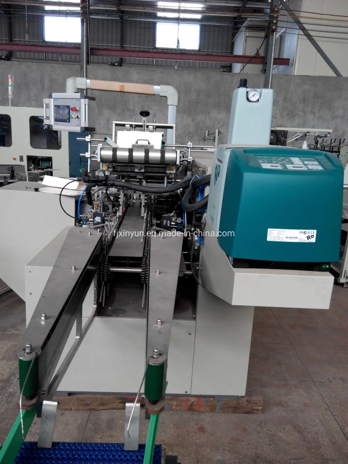 Full Automatic Facial Tissue Paper Cardboard Box Packing Machinery